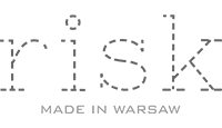 risk made in warsaw logo kot rabatowy