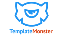Template Monster logo kot rabatowy