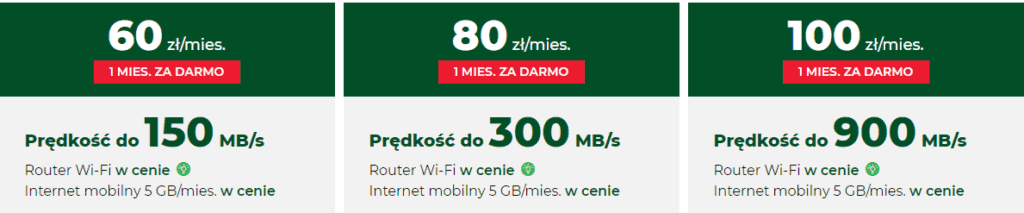 plus internet światłowód