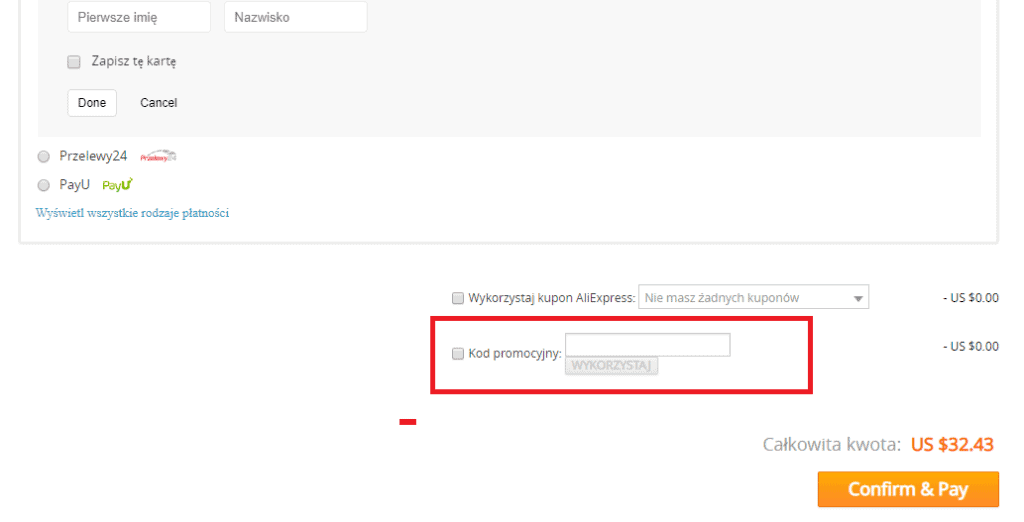 aliexpress kod rabatowy