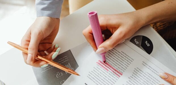 zakreślacz do notatek