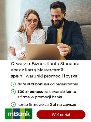 Konto firmowe w promocji mBank