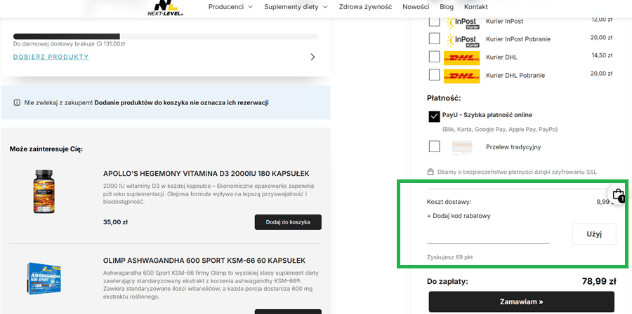Next-Level.pl kod rabatowy